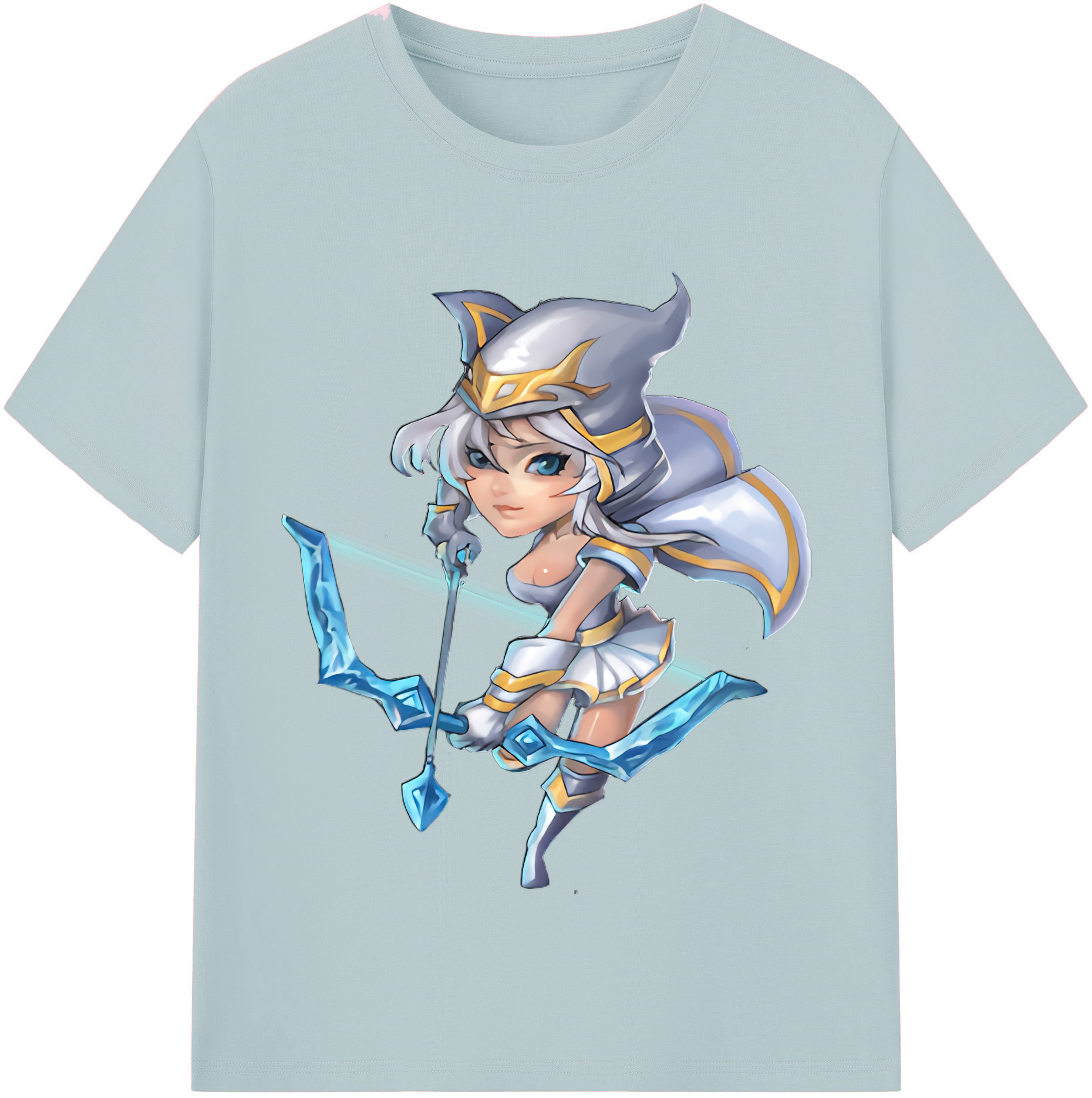 リーグ・オブ・レジェンド League of Legends LOL 綿100％半袖Tシャツ（フロントプリント）